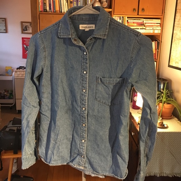 Tradlands Tops - Tradlands 90s style denim shirt